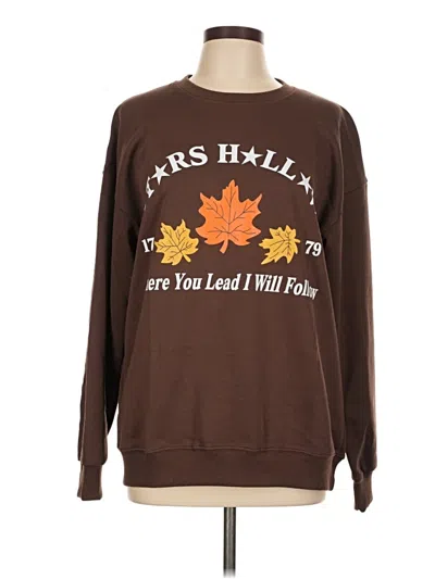 Pre-owned Unbranded Sweatshirt In Brown
