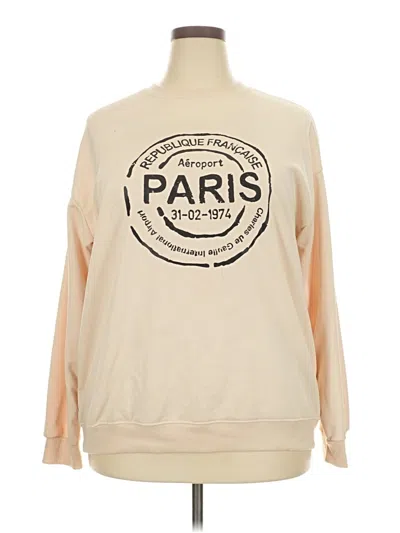 Pre-owned Unbranded Sweatshirt In Brown
