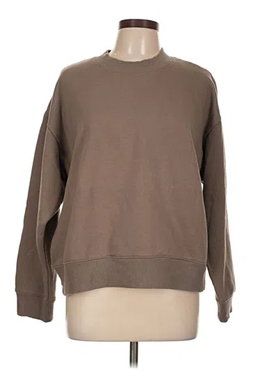 Pre-owned Unbranded Sweatshirt In Brown