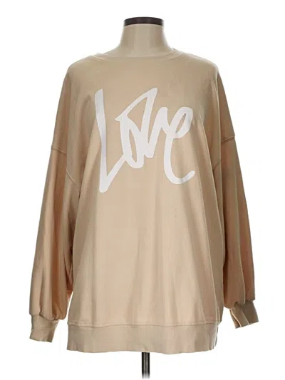 Pre-owned Unbranded Sweatshirt In Brown