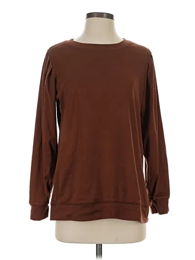 Pre-owned Unbranded Sweatshirt In Brown