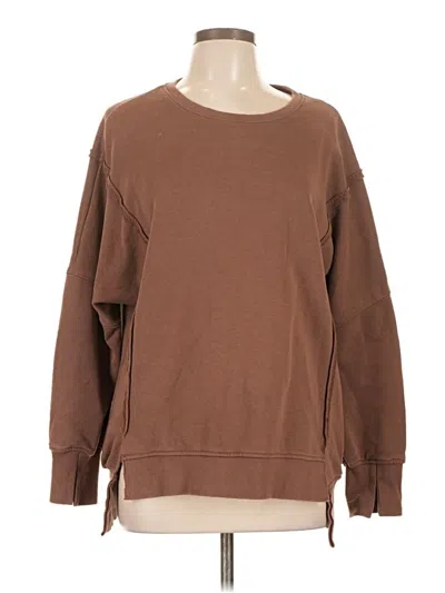 Pre-owned Unbranded Sweatshirt In Brown