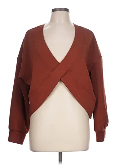 Pre-owned Unbranded Sweatshirt In Brown