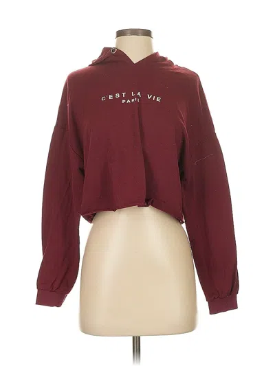Pre-owned Unbranded Sweatshirt In Burgundy