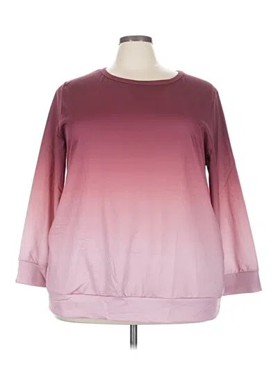Pre-owned Unbranded Sweatshirt In Burgundy