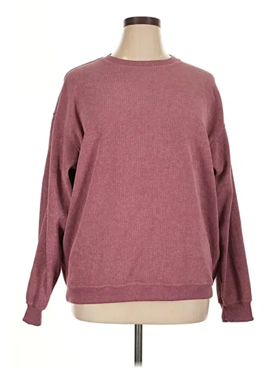 Pre-owned Unbranded Sweatshirt In Burgundy