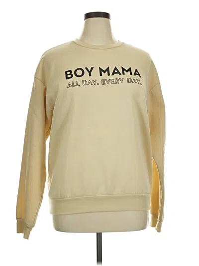 Pre-owned Unbranded Sweatshirt In Gold