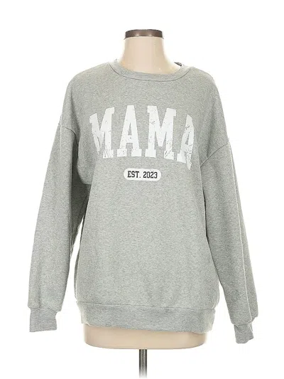 Pre-owned Unbranded Sweatshirt In Gray