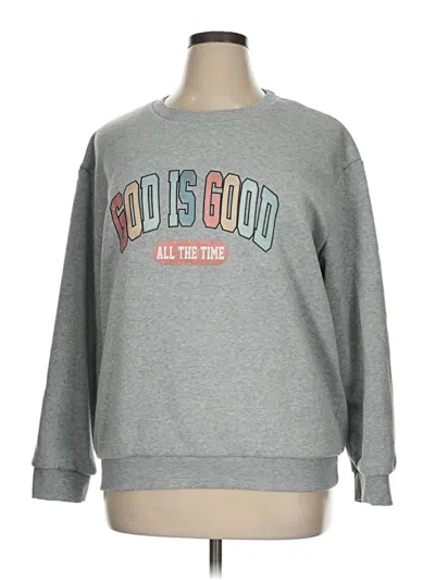 Pre-owned Unbranded Sweatshirt In Gray