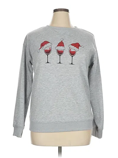 Pre-owned Unbranded Sweatshirt In Gray
