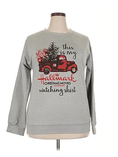 Pre-owned Unbranded Sweatshirt In Gray