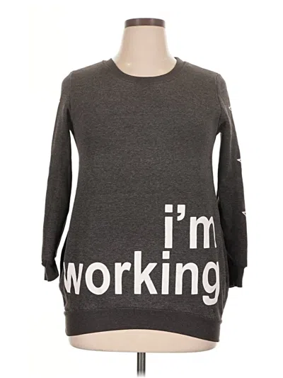 Pre-owned Unbranded Sweatshirt In Gray