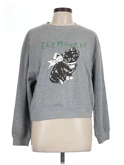 Pre-owned Unbranded Sweatshirt In Gray