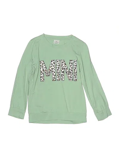 Pre-owned Unbranded Kids' Sweatshirt In Green