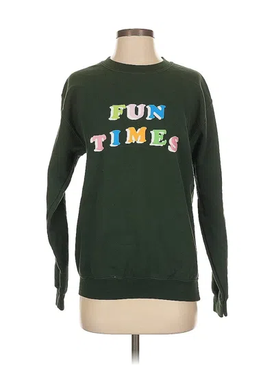 Pre-owned Unbranded Sweatshirt In Green