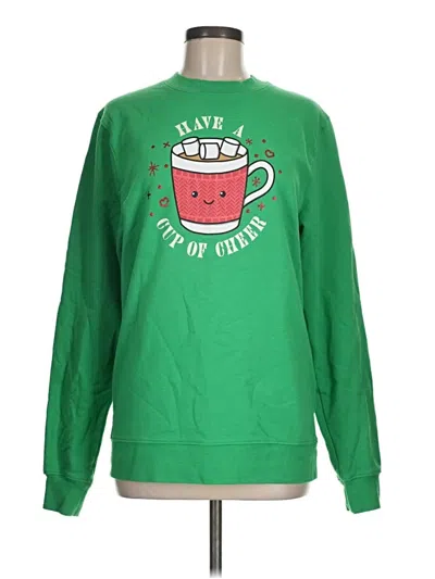 Pre-owned Unbranded Sweatshirt In Green