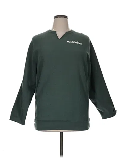 Pre-owned Unbranded Sweatshirt In Green