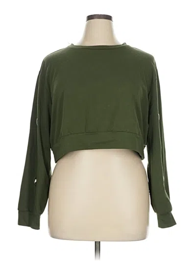 Pre-owned Unbranded Sweatshirt In Green