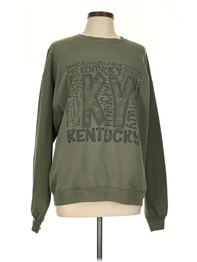 Pre-owned Unbranded Sweatshirt In Green