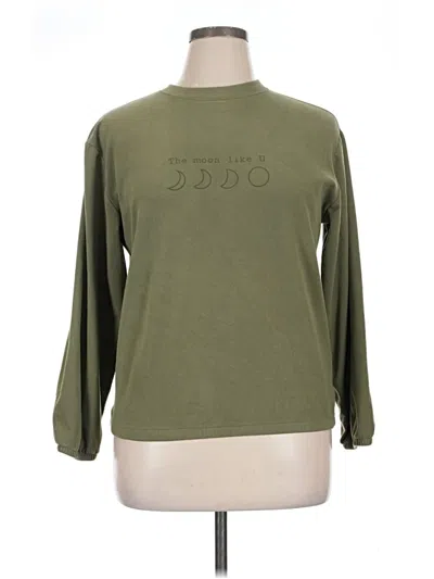 Pre-owned Unbranded Sweatshirt In Green