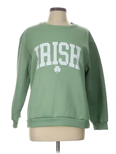 Pre-owned Unbranded Sweatshirt In Green