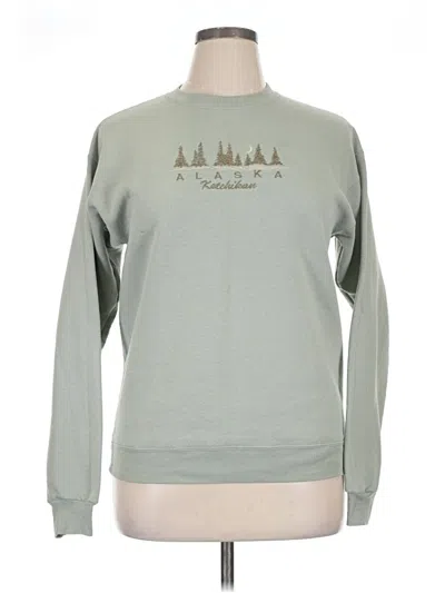 Pre-owned Unbranded Sweatshirt In Green