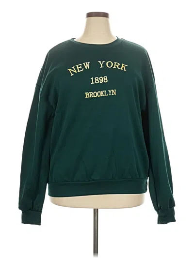 Pre-owned Unbranded Sweatshirt In Green
