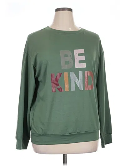 Pre-owned Unbranded Sweatshirt In Green