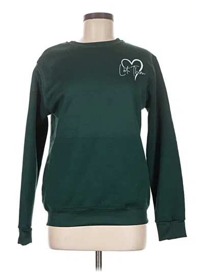 Pre-owned Unbranded Sweatshirt In Green