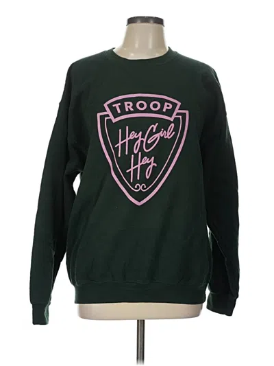 Pre-owned Unbranded Sweatshirt In Green