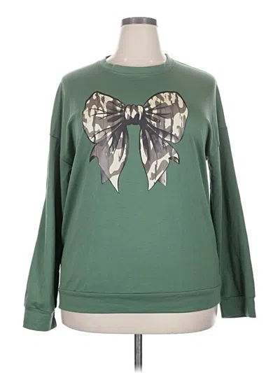 Pre-owned Unbranded Sweatshirt In Green