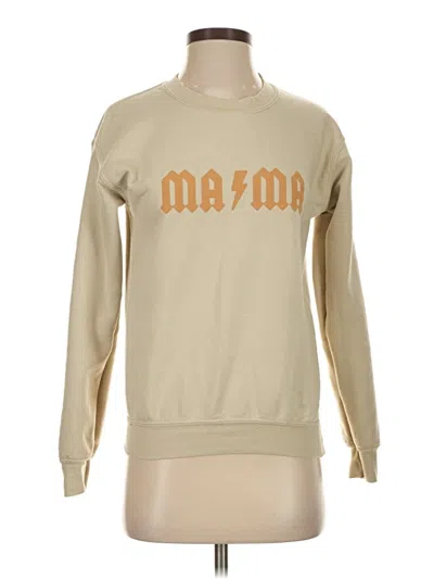 Pre-owned Unbranded Sweatshirt In Ivory