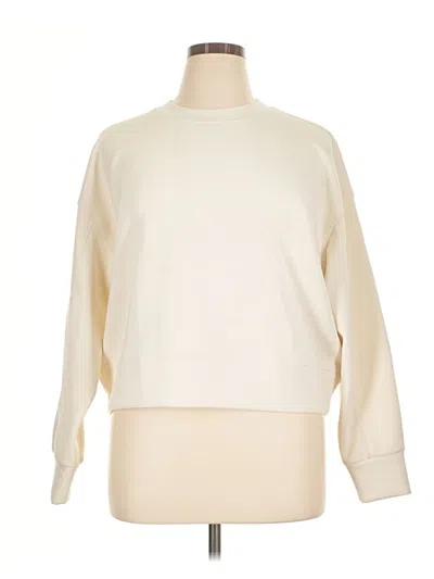 Pre-owned Unbranded Sweatshirt In Ivory