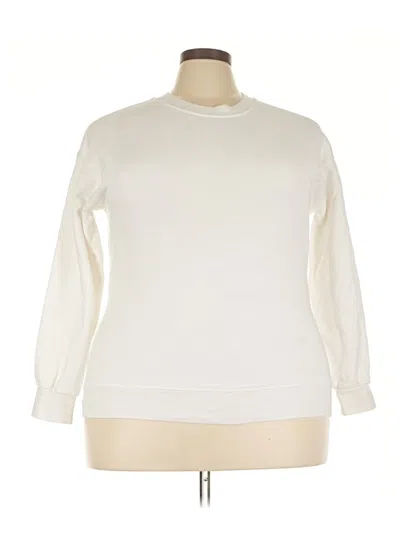 Pre-owned Unbranded Sweatshirt In Ivory
