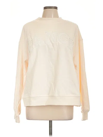 Pre-owned Unbranded Sweatshirt In Ivory