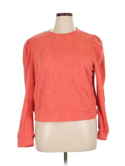 Pre-owned Unbranded Sweatshirt In Orange