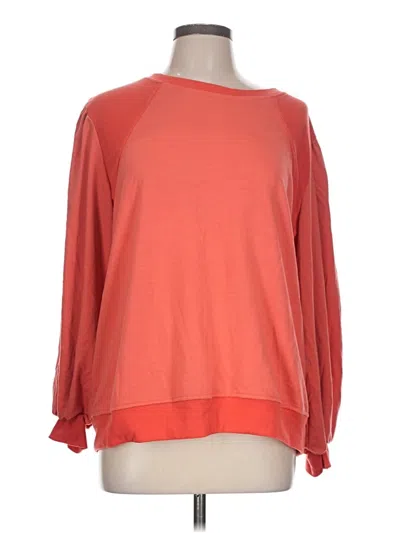 Pre-owned Unbranded Sweatshirt In Orange