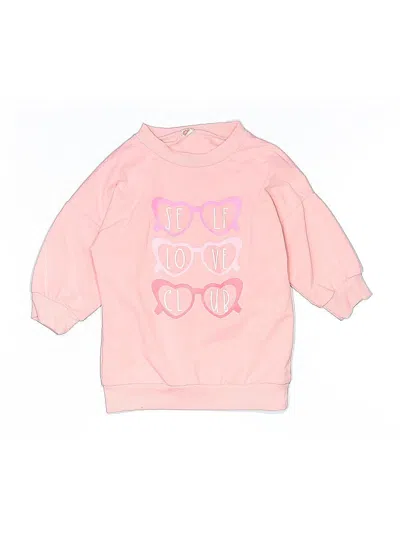 Pre-owned Unbranded Kids' Sweatshirt In Pink