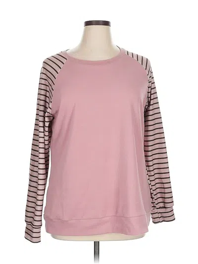 Pre-owned Unbranded Sweatshirt In Pink