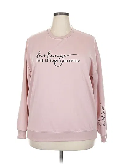 Pre-owned Unbranded Sweatshirt In Pink