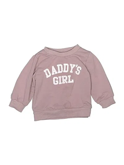 Pre-owned Unbranded Kids' Sweatshirt In Pink