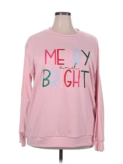 Pre-owned Unbranded Sweatshirt In Pink