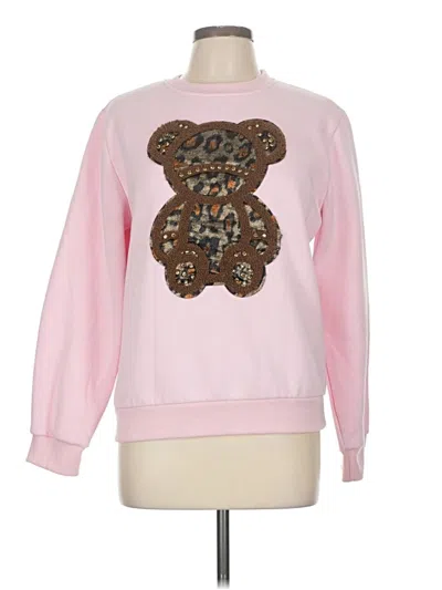 Pre-owned Unbranded Sweatshirt In Pink