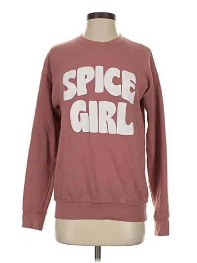 Pre-owned Unbranded Sweatshirt In Pink