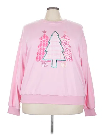 Pre-owned Unbranded Sweatshirt In Pink