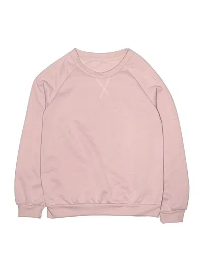 Pre-owned Unbranded Kids' Sweatshirt In Pink