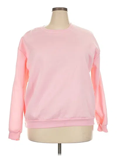 Pre-owned Unbranded Sweatshirt In Pink