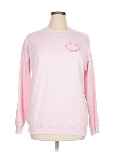 Pre-owned Unbranded Sweatshirt In Pink