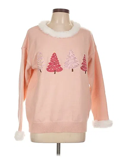 Pre-owned Unbranded Sweatshirt In Pink