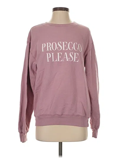 Pre-owned Unbranded Sweatshirt In Pink